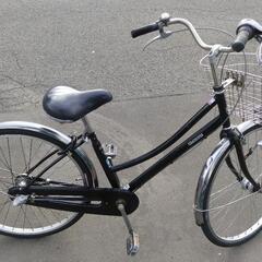 【売約済み】26インチ 🚲 中古 自転車 11,800円 🔁3段切替 🔑鍵新品 💡オートライト付 新規防犯登録料コミ 728の画像