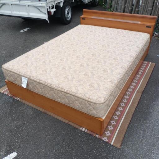 美品！　ダブルサイズ　ベッドセット　引き出し付き