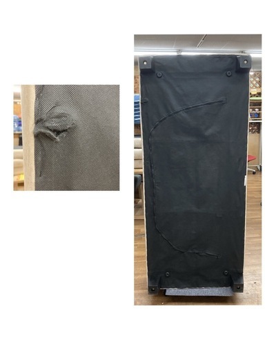 S110 ⭐ 3Pソファ レザーファブリック ウレタンフォーム 幅170cm USED 綺麗