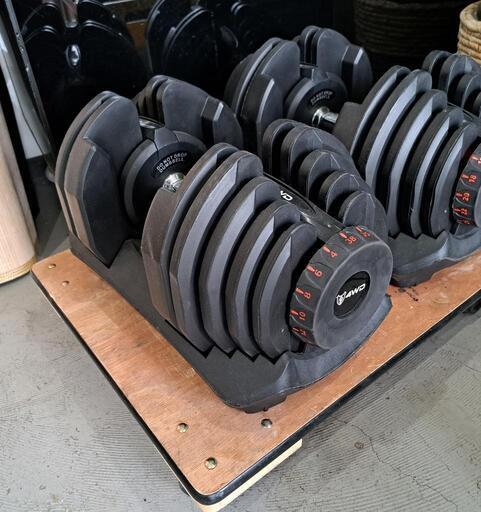 可変式ダンベル 76kg (38kg×2) 筋トレ用品 0523-014