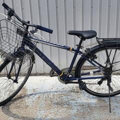 7段変速付き　自転車　クロスバイク