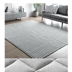 12-2　未使用/新品　［200×250］洗える キルトラグ 滑...