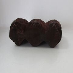 三猿の置物　木彫りの画像