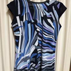 Tシャツ　カットソー　ノースリーブＬ　-19の画像