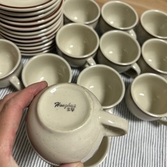 ホットコーヒー、紅茶コップ24点12セットの画像