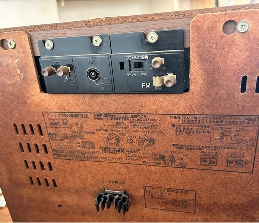 ブラウン管テレビ ナショナル テレビ TH20-B25 ジャンク品 (中村) 横山