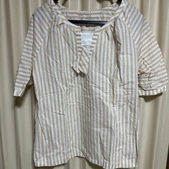 Tシャツ　カットソー　半袖Ｌ　-23
