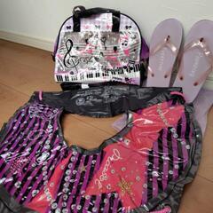 プールバッグ　浮き輪セット