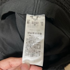 ボア バケットハット ブラックの画像