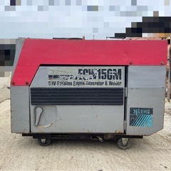 新ダイワ 防音型 エンジン発電機兼用溶接機 EGW150M 作動...