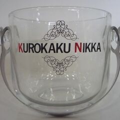 デッドストック品 黒角ニッカ 特別頒布会 ピッチャー/アイスペール/ロックグラス×２/マドラー セット サインシート×5袋付き 新道東店の画像