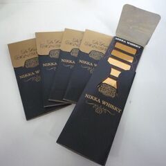 デッドストック品 黒角ニッカ 特別頒布会 ピッチャー/アイスペール/ロックグラス×２/マドラー セット サインシート×5袋付き 新道東店の画像