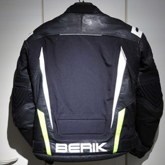 ★値下げ　BERIK ベリック　レザージャケット　テキスタイルジ...