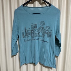 Tシャツ　カットソー　半袖Ｌ　-44