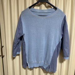 Tシャツ　カットソー　半袖Ｌ　-42