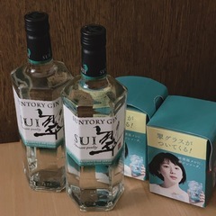 サントリー翠2本＋グラス2個