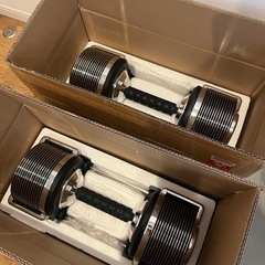 可変式ダンベル Lysin ライシン シルバー 32kg 2個セット