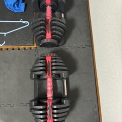 ベンチプレス台とダンベル
