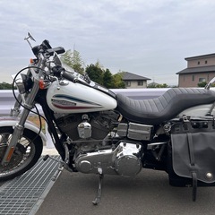 【動画あり】FXDI1450 スーパーグライドFX誕生35周年を記念限定車　社外マフラー　ハーレーの画像