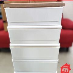 4段プラチェスト 幅55.5cm×高さ82.5cm×奥行40.5...