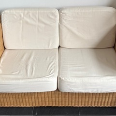 無印2人掛けソファ
