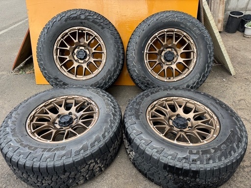 【6/20まで 最最終値下げ】fk wildpeak 265/70r17 + weds mud vance 17インチ 4本