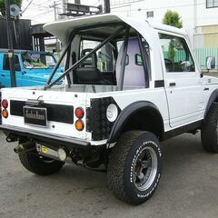 極上美車 ７年 ５型 ジムニー ＪＡ１１ 幌 ５速 エアコン パワステ 同色ペイント済み カスタム多数車の画像