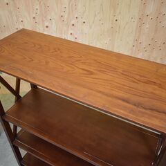 ≪zyt2180ジ≫ エスニック家具 オープンシェルフ 木製飾り棚 高さ175cm アンティーク調/リゾート家具/アジアン家具/中古家具/宮城県仙台市 70425-06の画像