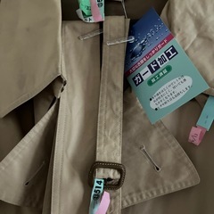 メンズトレンチコート　ダブルの画像