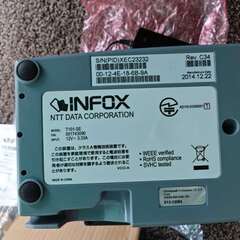 NTT INFOXカード 決済端末 T101-SE ロール紙 付き 新品 開封のみ 動作未確認の画像