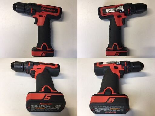 【未使用に近い美品・良品】Snap-on/スナップオン　14.4V ドリルドライバー CDR761A/CDRJ761A ＋ 2.0Ah バッテリー CTB8172 ＋ 説明書