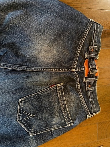 限定廃番フルカウントvintageレプリカデニムジーンズセルビッチ赤耳ボタンフライシンチバックワークカーゴペインターxx