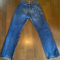 限定廃番フルカウントvintageレプリカデニムジーンズセルビッチ赤耳ボタンフライシンチバックワークカーゴペインターxxの画像