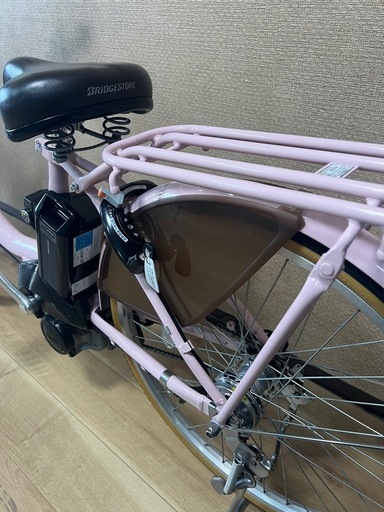 美品✨ ほぼ新品のブリヂストン電動自転車、バッテリー6.2AH