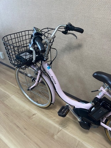 美品✨ ほぼ新品のブリヂストン電動自転車、バッテリー6.2AH