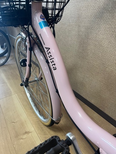 美品✨ ほぼ新品のブリヂストン電動自転車、バッテリー6.2AH