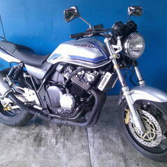 HONDA CB400SFV 銀 車検予備検対応車 エンジン始動...