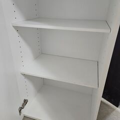 リサイクルショップどりーむ天保山店　No2448　受付カウンター　棚　ホワイト　の画像