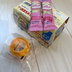 【賞味期限今月まで】ほほえみ120ml×6パック、アタッチメント