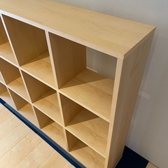 美品 杉工場 国産 日本製 木と風 シェルフ 1420 maple 本棚 家具 木