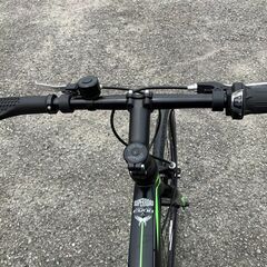 🚴🚲🚴新品 21テクノロジ－ 700C　グリーンブラック　クロスバイク自転車🚴🚲🚴 No1086の画像