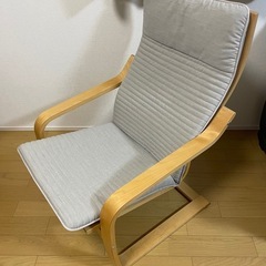 IKEA イケア POÄNG  ポエング パーソナルチェア&オットマン     の画像