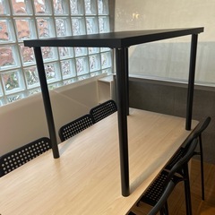 オフィス机　ブラック