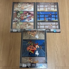 一番くじ　クレヨンしんちゃん　なつかシネマズクリアポスターセット