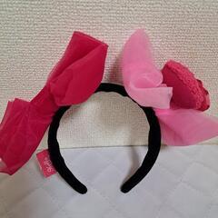 USJオーガンジーダブルリボンカチューシャ