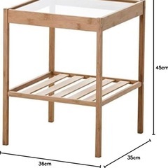 週末限定！【IKEA サイドテーブル／ラック】美品✨　の画像