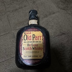 オールドパー デラックス 未開栓古酒 お話し中ですの画像