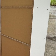 カラーボックス　白　ホワイトの画像