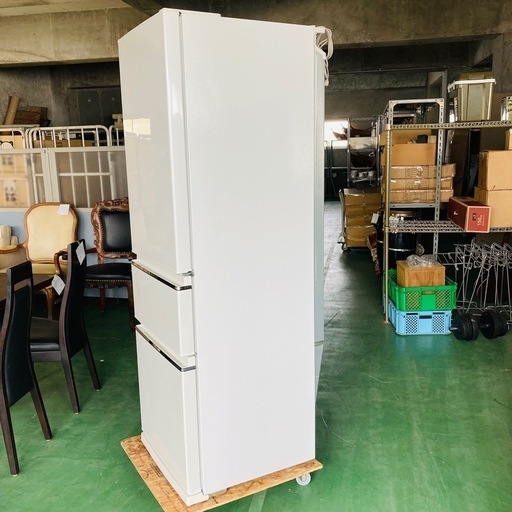値下げ三菱ノンフロン冷凍冷蔵庫MR-CX37ED-W形365L 2019年製3D 動作 