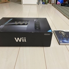 Nintendo Wii + ゲームソフト１の画像